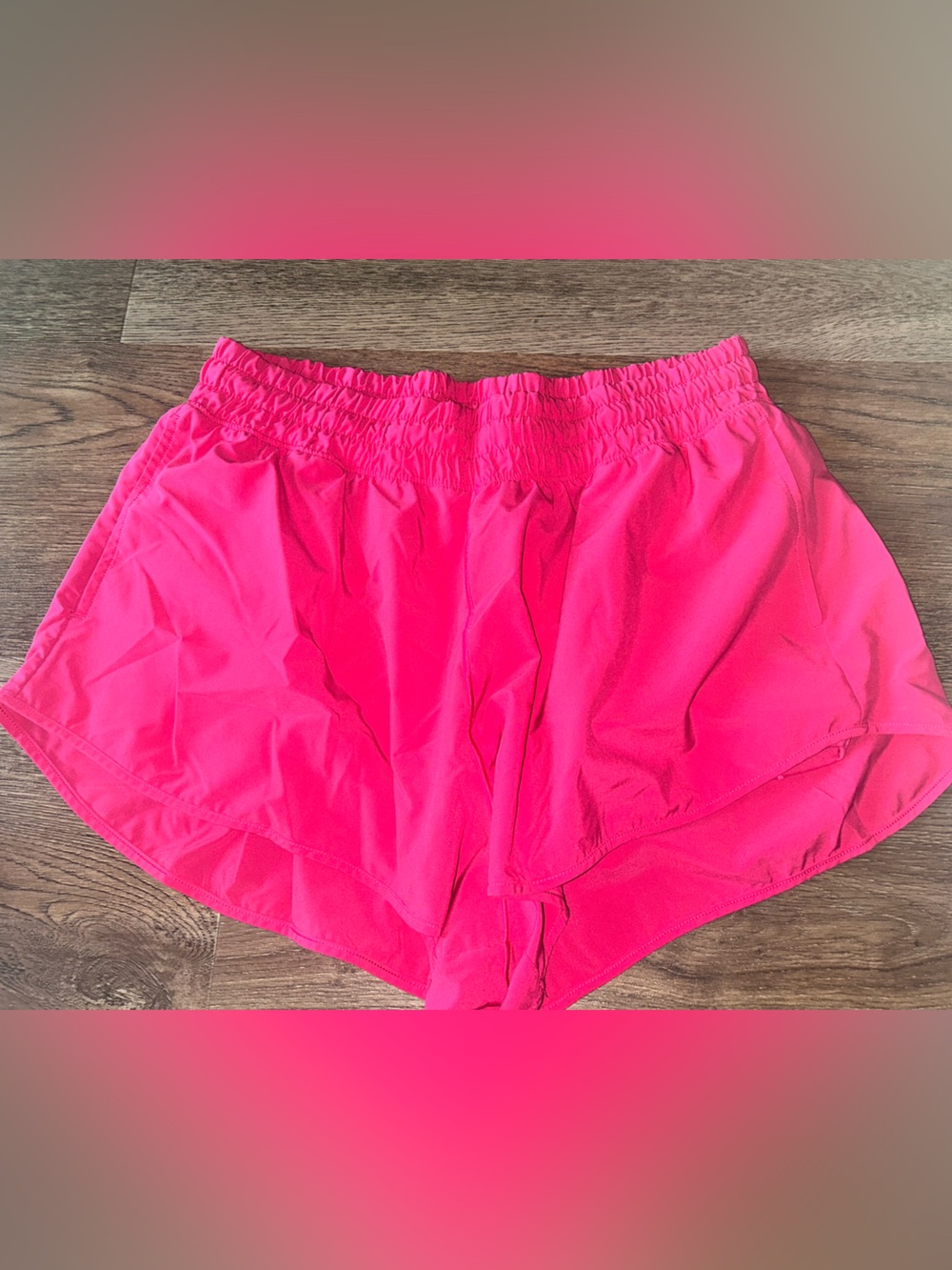 aerie Pink Athletic Shorts with Elastic Waist
